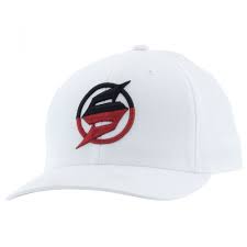 Details About Slednecks Half Jack Mens Flexfit Hat White Black Red