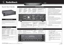 I use a cheap 2 channel receiver to run my outdoor speakers. Radio Shack 32 2055 User Manual Manualzz
