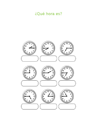 ¿qué haces normalmente por la mañana? Que Hora Es