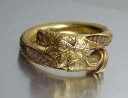 Antique 1856 Civil War Era Ivy Wedding Band 18k Everlasting Etsy Remembrance Jewelry Wedding Bands Civil War Era