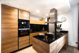Livelynine peel and stick wallpaper wood contact paper waterproof removable wall paper decorations kitchen cabinets old furniture decor kitchen counter top cover adhesive shelf liner 15.8x78.8 inch. Hd Wallpaper Brown Wooden Kitchen Cabinet Kitchen Room Empty With All Lights Turned On Wallpaper Flare