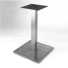 Ideal For Restaurants Bars Hotels And Any Other Related Industry The Nikai Square Table Base Series By Steel Metal Table Base Steel Table Base Square Tables