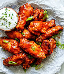 Place chicken wings in a large bowl and sprinkle flour mixture over the chicken until they are evenly coated. Whole30 Crispy Buffalo Chicken Wings All The Healthy Things
