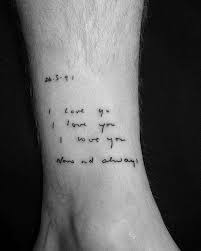 Todo está bien, eso fue un pique. Tatuajes Conmemorativos Para Tener A Tus Seres Queridos