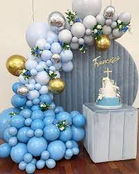 Blue Balloon Garland Kit Diy Arch Sky Blue Pastel Blue Etsy In 2021 Blue Balloons Balloon Garland Ballon Garland