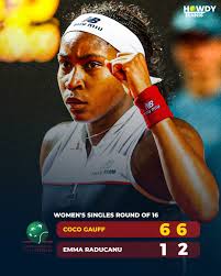 Gauff d. Paula Badosa 5-7 6-4 6-1 in Rome Incredible fight from both. Great  to see Paula back at this level again. But Coco has become so good at just  gritting her