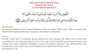 Ya allah berikan ku pekerjaan yang lebih baik. Doa Murah Rezeki Rumi