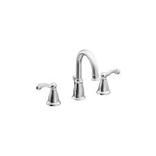 Browse moen bathroom faucets by style, finish, installation type and location. Moen Ws84004 Traditional Widespread Bathroom Faucet Overstock 17249811