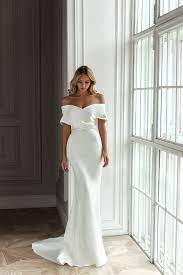 Pin By La Bella On Wedding Someday Stylish Wedding Dresses Satin Mermaid Wedding Dress Formal Dresses For Weddings