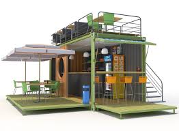 Container Cafe 3d Max Container Cafe Container Coffee Shop Container Restaurant