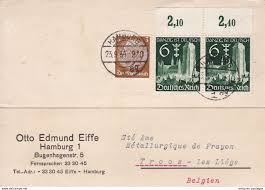 Hamburg 1939 Deutschland Otto Edmund Eiffe Dantzig Ist Deutsch Trooz Belgique Hambourg En Vente Sur Delcampe Hambourg Vent Allemagne