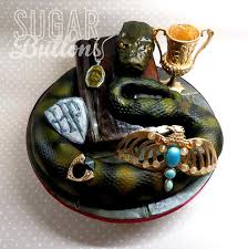 7 were made by voldemort intentionally (nagini, goblet, diary, locket, ring, diadem and the part of his soul in voldemort himself) and 1 was made accidentally which was harry. Harry Potter 7 Horcruxes Cake Cake By Sugar Buttons Cakesdecor