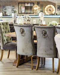 New black crushed velvet dining chair with lion knocker 98 cm premium quality. Pin On Instagram