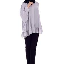 Tesettur Yarasa Kol Firfirli Gomlek Modelleri Moda Tesettur Giyim Moda Gomlek Giyim