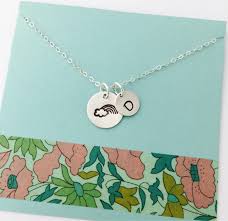 Pin By Uniquely Imprint On Necklace Personalized Jewelry Sterling Silver Initial Necklace Baby Jewelry
