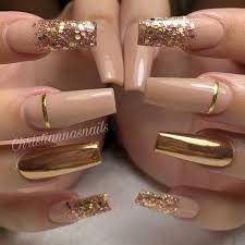 55 Trendy Rose Gold Nails You Can T Resist Nail Designs Designs Gold Nail Nails Resist Rose Trendy In 2020 Nageldesigns Nagelideen Goldene Nagel