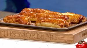 Line base and sides with baking paper, extending paper 4cm above pan edges. James Martin S Sausage Rolls And Dipping Sauce This Morning