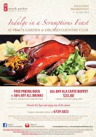 Occ Promotions Http Facebook Com Peachgarden Chinese Restaurant Peking Duck What To Cook