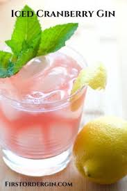 Iced Cranberry Gin First Order Gin Gin Cranberry Lemon Recipe Gin Cocktails Cranberry Gin Cocktail Recipes