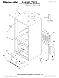 Buy kitchenaid refrigerator parts to repair your kitchenaid refrigerator at easy appliance parts. Kitchenaid Kbrs22kwms Parts List Pdf Download Manualslib