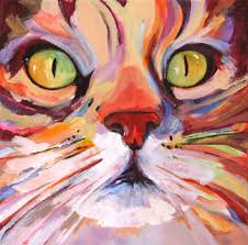 Let's paint a pumpkin class. Cat Eyes Painting Carolee S Clark Painter