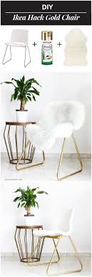 Diy Ikea Hack Gold Chair Ikea Hacks For Your Home Decor Ikea Decor Ikea Diy Diy Ikea Hacks