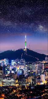 Pin By Fa Fabula On Asia Wallpaper South Korea Photography Korea Wallpaper Namsan Tower