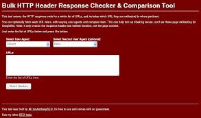 Bulk Http Header Response Checker Comparison Tool Header No Response Seo Tools