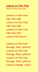 A Fall Song About Trees Leaf Lesson Plans Leaf Lessons Fall Lessons