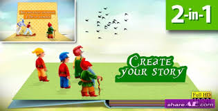 With a completely customizable scene, cover and 10 pages to fill. 3d Book Free After Effects Templates After Effects Intro Template Shareae