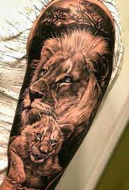 Epingle Par Lucas Diaz Sur Dawn What A Tatoo Tatouage Blanc Tatouage De Lion Sur Le Bras Tatouages De Lion