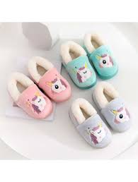 Girl's fluffy slippers kids' fuzzy slippers slide sandals leopard tie dye cross band plush open toe slip on house bedroom slippers. Girls House Slippers Promotions