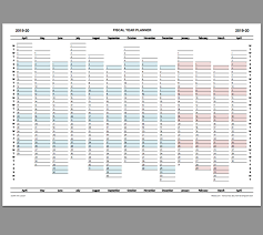 The entire planner bundle is 17 pages long. 2019 20 Fiscal Year Planner Download Calendar Printable Infozio