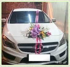 (sudah termasuk jasa hias/pemasangan bunga, karangan bunga artificial dummy dan pita). Cde Hm 004 Hias Mobil Pengantin Toko Bunga Bogor Cahya Embun Florist 085217813022