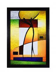 The mirror frames, wall collages, paintings, photo frames and other accessories are parts of wall frames. Digital Re Print 2 Abstract Figure Art Wall Painting With Glass And Frame Rs 669 Piece Id 16982909273
