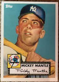 The card is one of nine known in existence in its condition. 2010 Topps Mickey Mantle 1952 311 Ebay