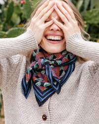 Our new SILK scarf is here! The perfect deep winter pick-me-up. Now  available