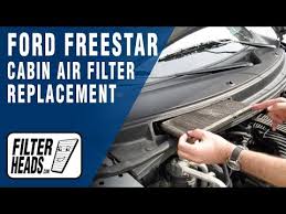 › see all products in tools & equipment. How To Replace Cabin Air Filter Ford Freestar Youtube