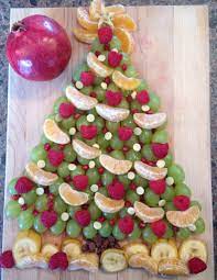 Fruitsmas Tree Brunch This Morning Christmas Snacks Christmas Food Christmas Party Food