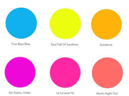 Neon Colors Canvas Paint Art
