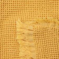 Pendleton cotton stillwater plaid blanket twin, 68x96 retail is $200. Biederlack Cotton Blanket Plaid Waffle Yellow