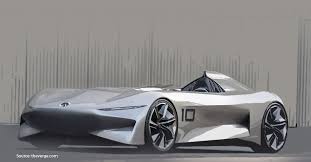New Electric Concept Car From Infiniti Can Be Only Described As Vintage Future Concept Cars Electric Sports Car Vehicles