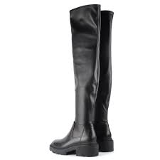 Ash Manhattan Women S Thigh High Black Boots Official Uk Site