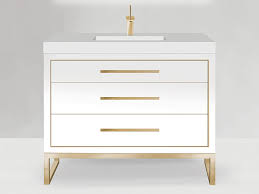 Includes white cabinet with authentic italian carrara marble countertop and white ceramic sink. Bliss Shaker 42 Inch White Vanity With Many Options