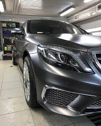 Mercedes Benz S Class Oklejka Plenkoj 3m Satin Dark Grey Wrap Carwrap Oklejkaavto 3mwraps 3mgraphics Arlonaut Benz S Class Luxury Cars Beautiful Cars