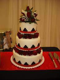 Sprinklebelle Navajo Basket Weave Wedding Cake Wedding Sheet Cakes Traditional Wedding Cake Native American Cake