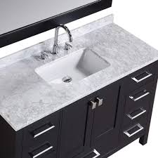 It has a rating of 3.7 with 3 reviews. Juno Espresso 48 Inch Bathroom Single Sink Vanity Set With Gray Marble Countertop