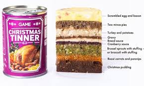 A tasty alternate dessert to serve up on christmas day, and also so very easy to make. The Stomach Churning Christmas Dinner For Gamers Tin Containing A Three Course Meal Means No Time Is Wasted In The Kitchen Daily Mail Online