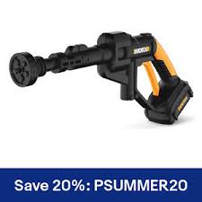 Black And Decker Mouse Sander Parts Home Depot Worx Wg629 20v Hydroshot Power Cleaner 96 Outdoor Power Equipment Power Power Drill