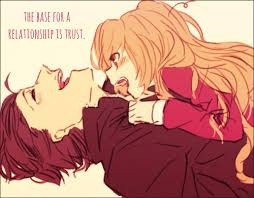 Cute Anime Couples Like Us Base in shorts and top. cute anime couples like us